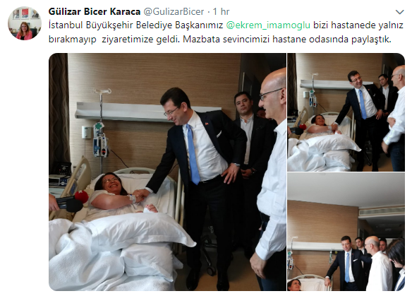 Başkan İmamoğlu, Yaralanan Denizli Milletvekiline Ziyarete Gitti