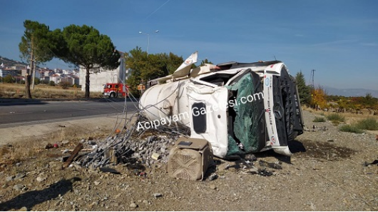 Denizli'de Trafik Kazası: 3 Yaralı