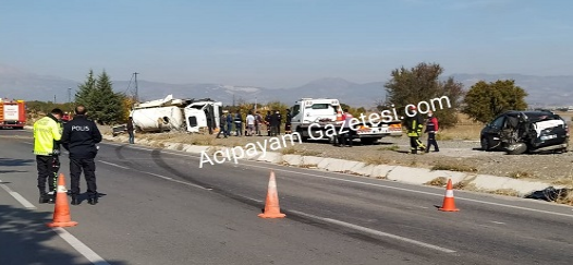 Denizli'de Trafik Kazası: 3 Yaralı