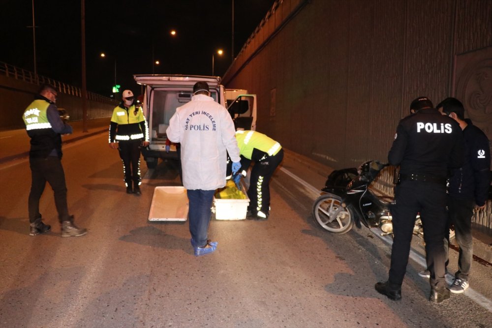 Denizli'de duvara çarpan motosikletin sürücüsü öldü