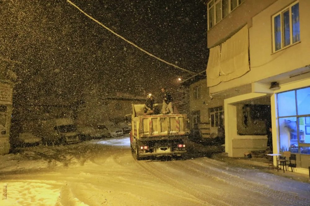 Pamukkale Belediyesi Kar Mesaisinde
