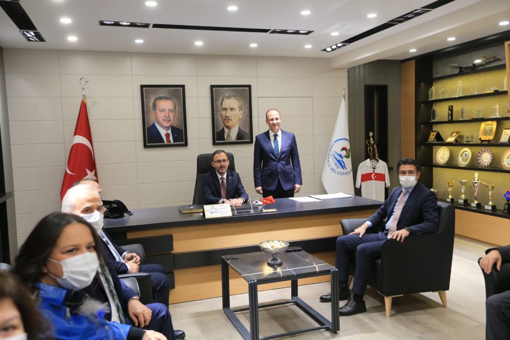 Başkan Örki, Bakan Kasapoğlu'nu Ağırladı