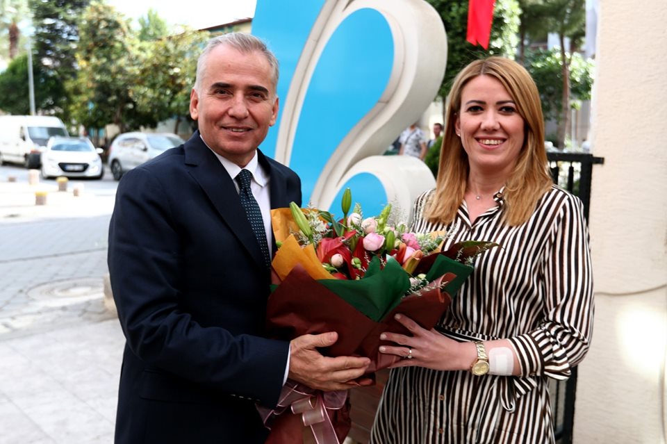 Başkan Zolan'dan, Merkezefendi Belediye Başkanı Şeniz Doğan'a Ziyaret