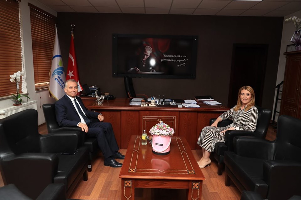 Başkan Zolan'dan, Merkezefendi Belediye Başkanı Şeniz Doğan'a Ziyaret