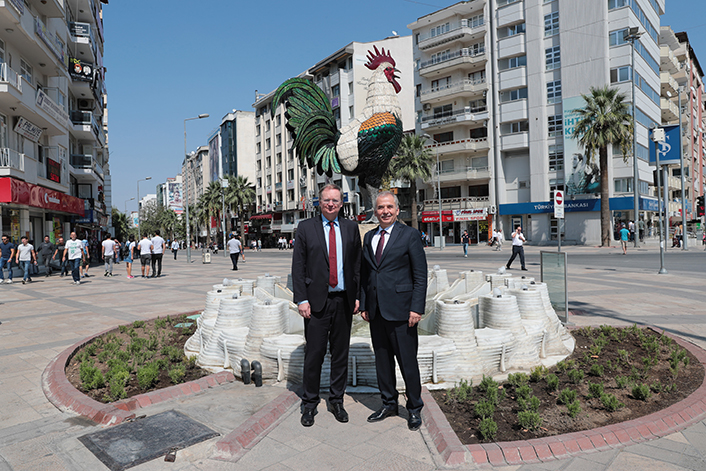 AB Büyükelçisi Berger’den Başkan Osman Zolan’a ziyaret
