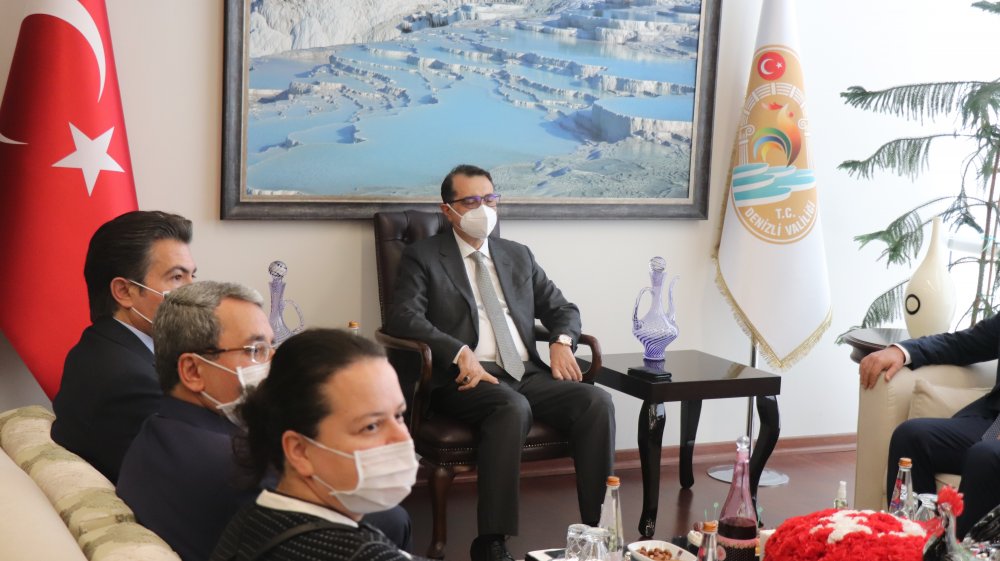 Enerji ve Tabii Kaynaklar Bakanı Dönmez'den Vali Atik'e ziyaret