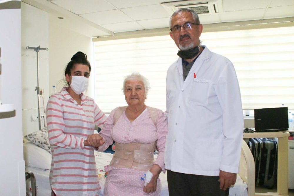 Belini büken 9 ameliyattan sonra, Egekent’te ayağa kalktı