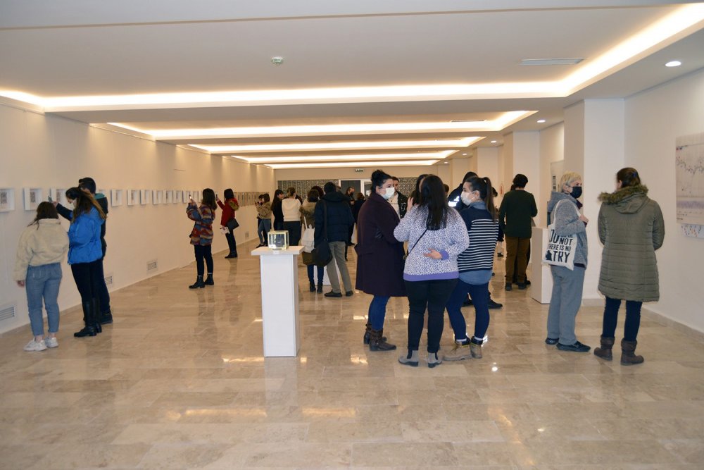 Sanatın dijitalleşmesi ile Denizli’de ‘Bellek’ sanat sergisi açıldı