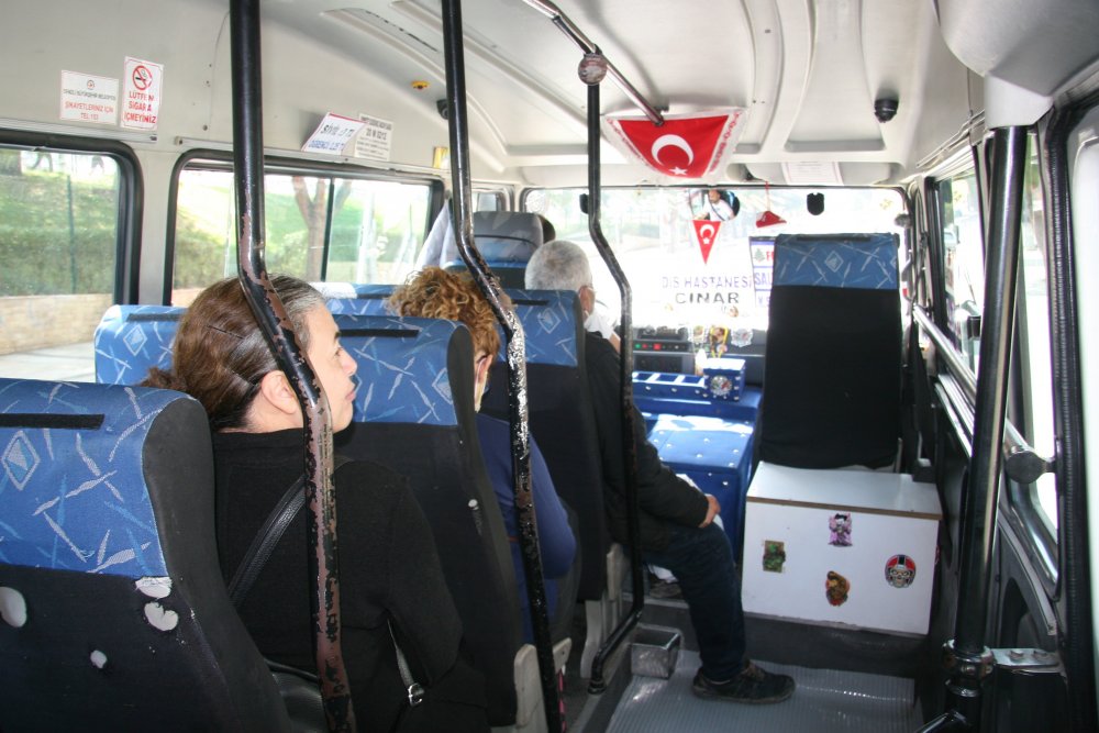 Denizli'de minibüslerde en fazla 7 yolcu taşıma dönemi