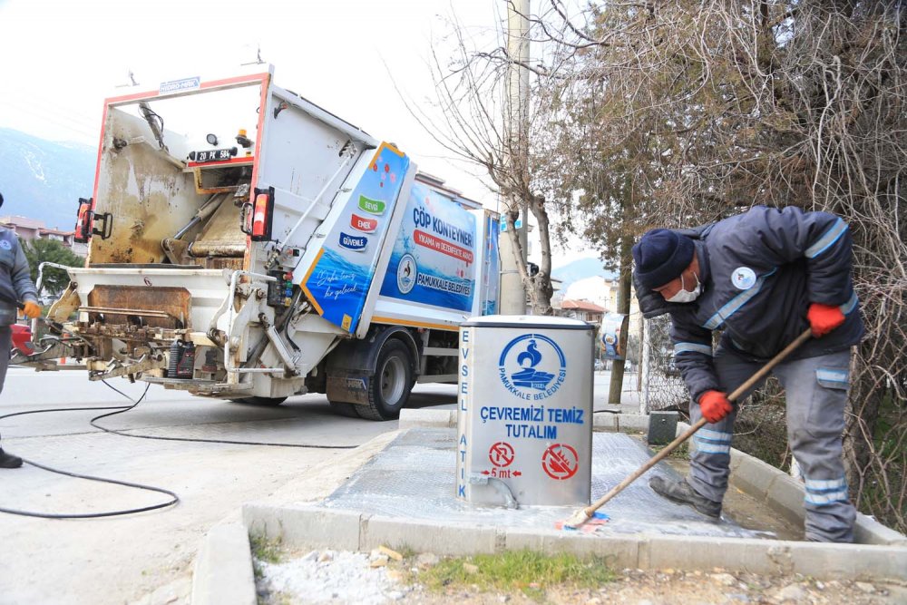 Pamukkale Belediyesinde Öncelik Temizlik
