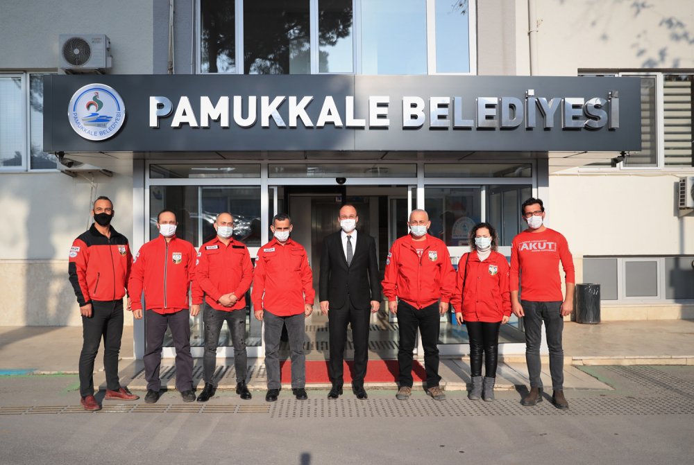 Pamukkale Belediyesi Arama Kurtarma Ekibi Eğitimlerine Devam Ediyor