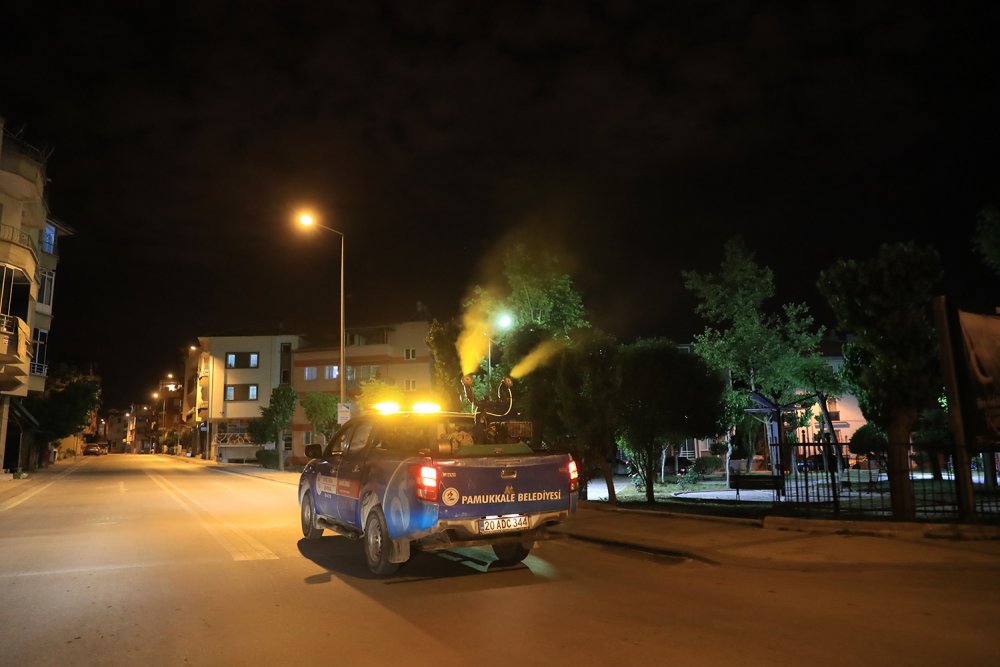 Pamukkale Belediyesinin Uçkunla Mücadelesi Devam Ediyor