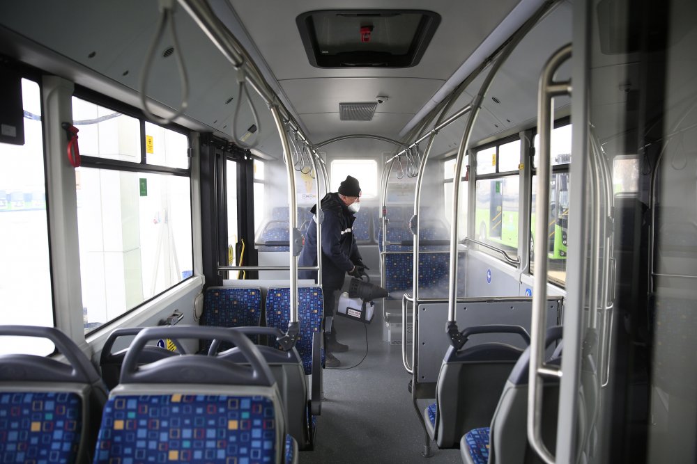 ​​​​​​​Büyükşehir otobüsleri her gün temizleniyor