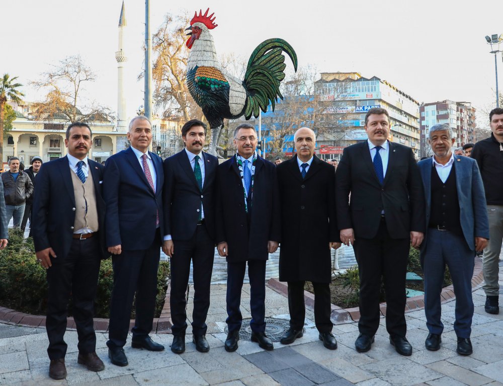 fuat oktay Büyükşehir Belediye Başkanı Osman Zolan'ı ziyaret etti
