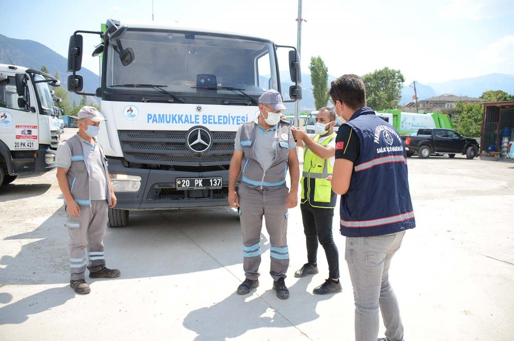 Pamukkale Belediyesi Personeline İş Hijyeni Ölçümü Uygulandı