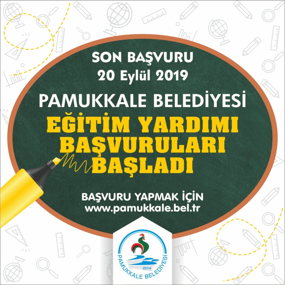 Pamukkale Belediyesi Eğitim Yardımı Başvuruları Başladı