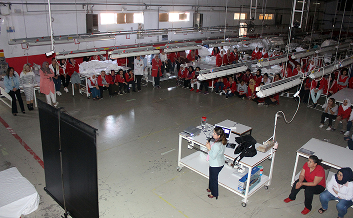 Pembe Şehir Projesine O Tekstil'den Destek