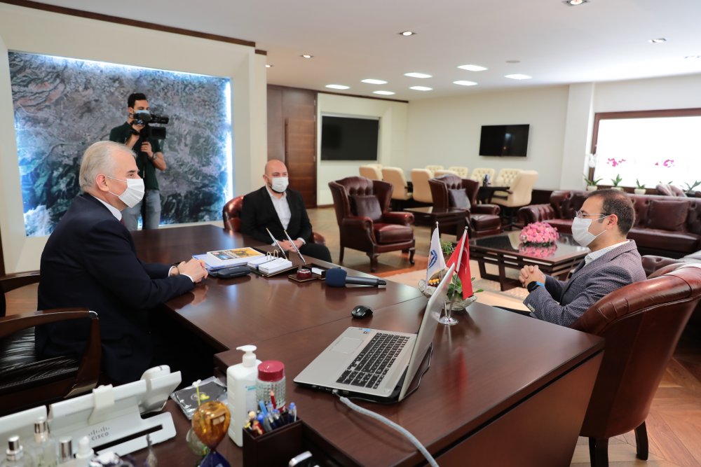 TTF Başkanı Yalçınkaya'dan  Başkan Zolan'a ziyaret