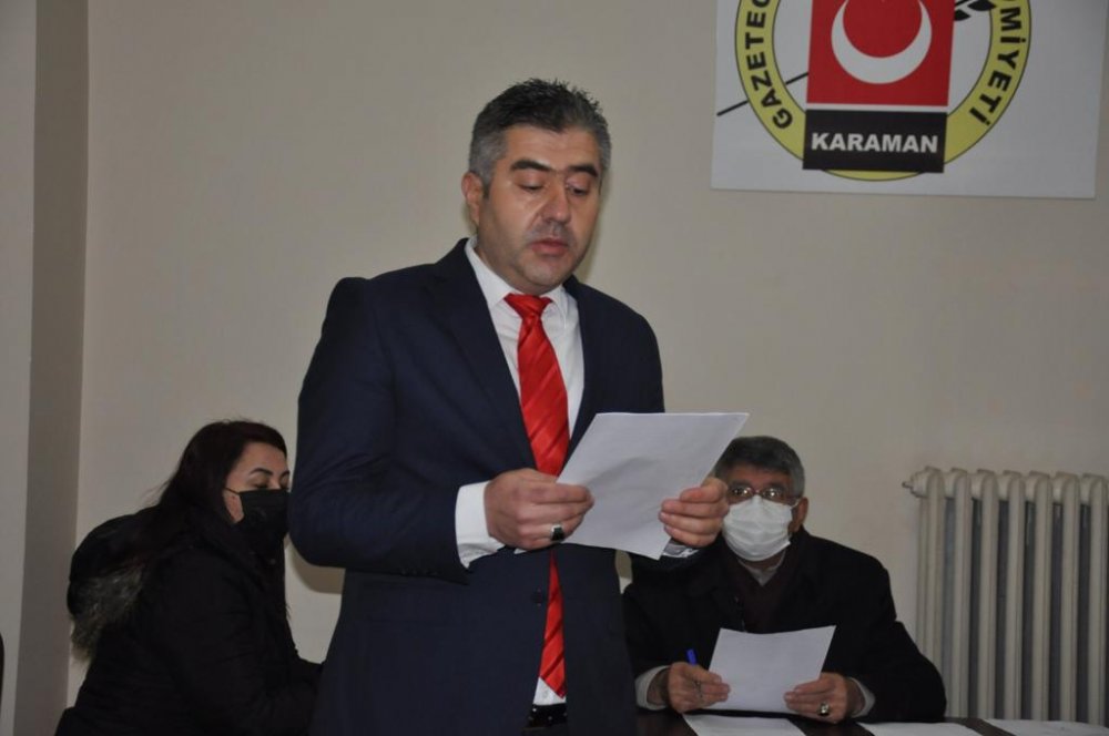 Denizlili Gazeteci Karaman'da Cemiyet Başkanı Oldu