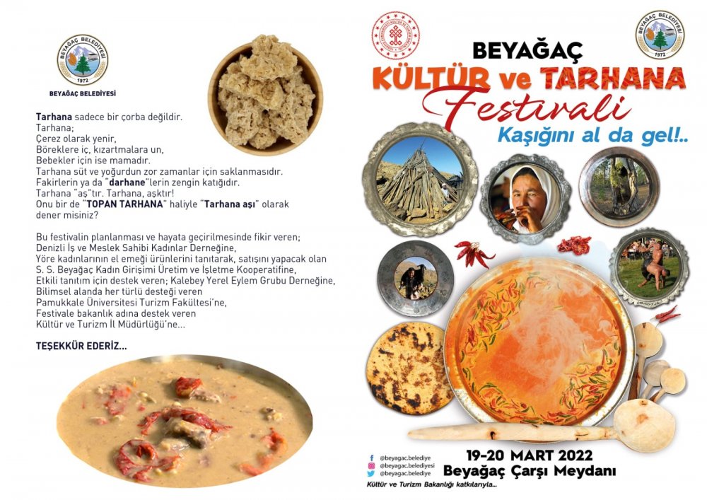Beyağaç Kültür ve Tarhan Festivali 19-20 Mart’ta Yapılacak
