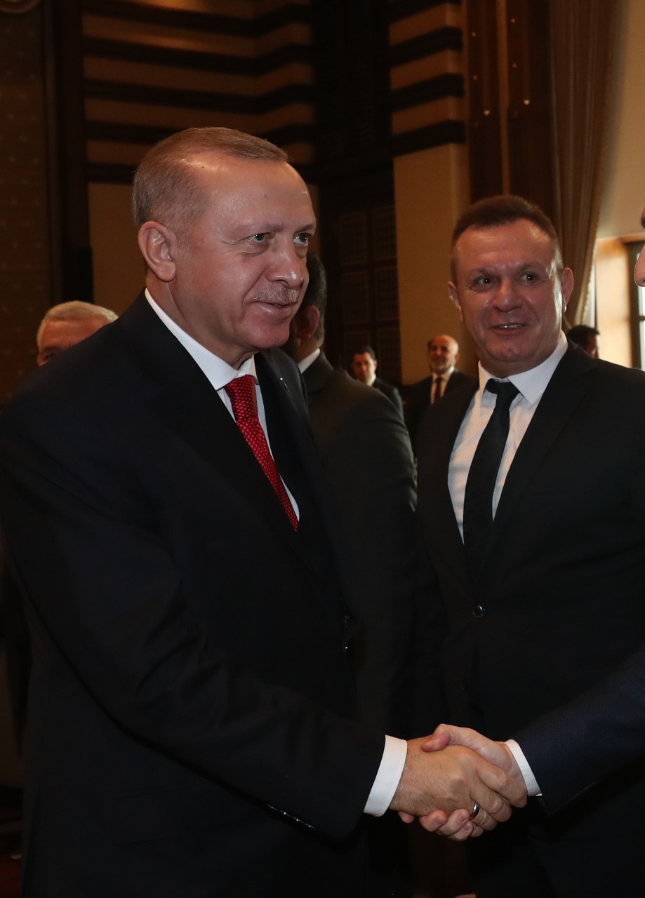 Denizlispor'un Başkanı Çetin Cumhurbaşkanlığı Külliyesi'nde