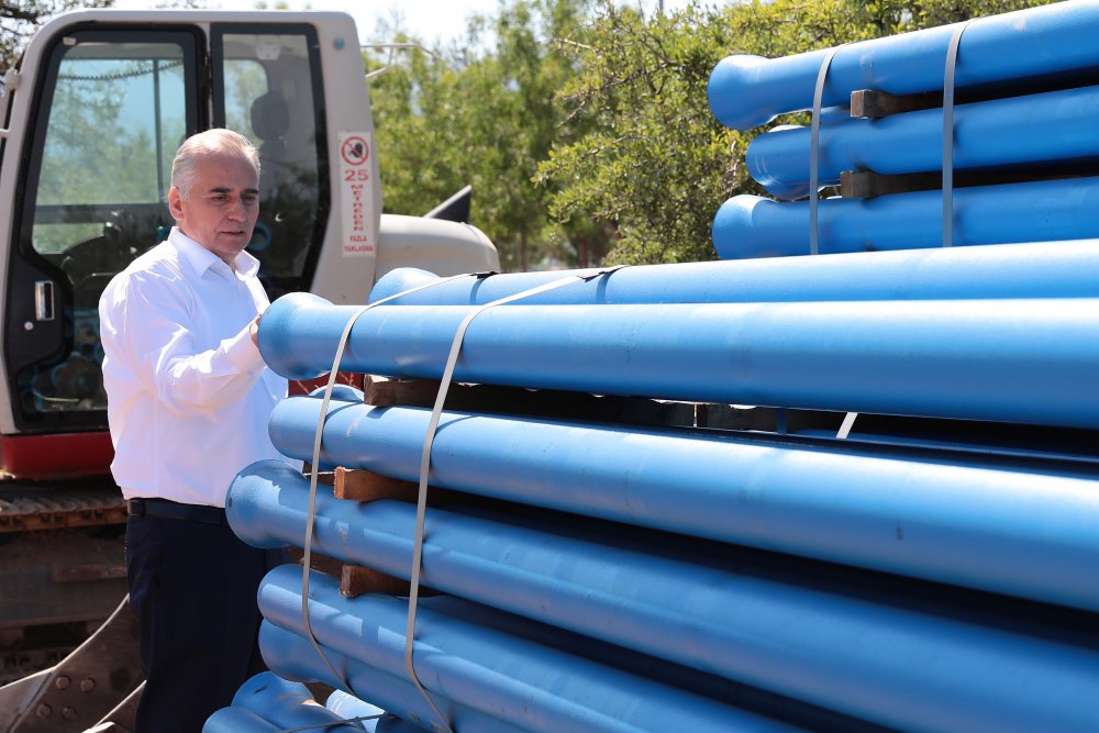 Yenişehir'in 40 Yıllık İçme Suyu Hatları Değişiyor