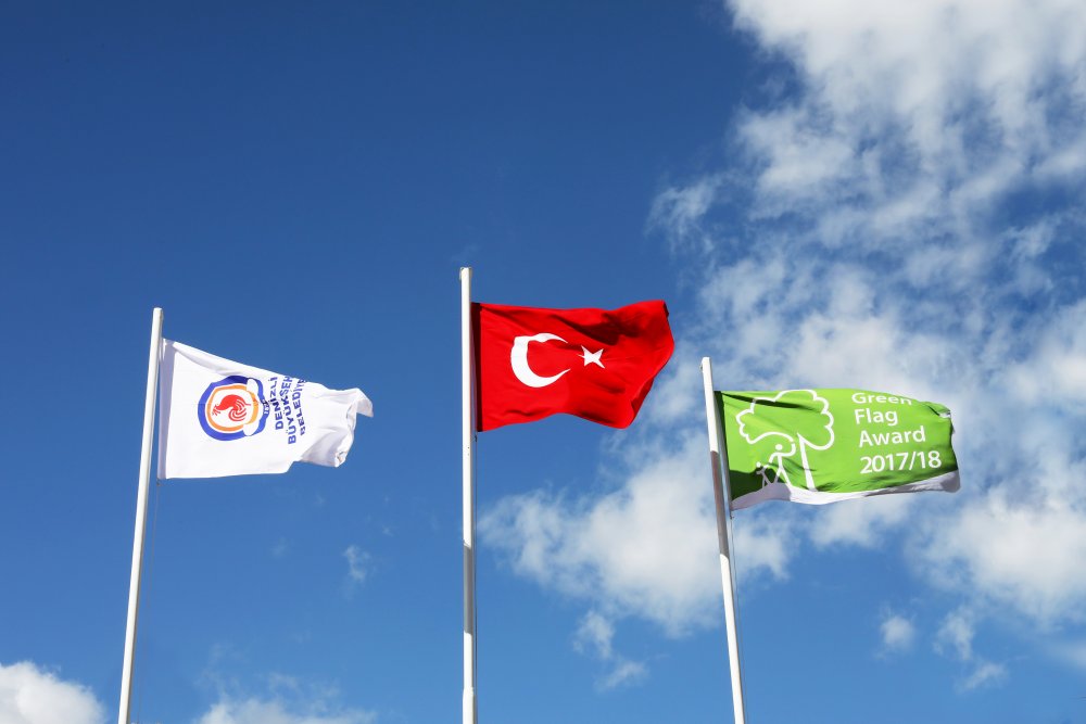 Türkiye'deki ilk ve tek Yeşil Bayrak İncilipınar'da