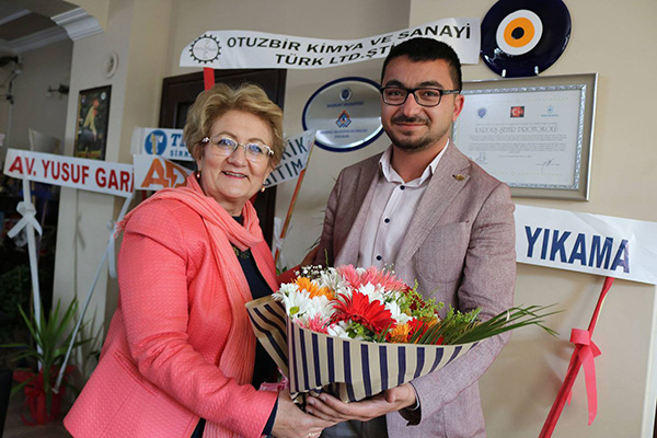 CHP’nin En Genç İlçe Başkanı’ndan Bahar Getiren Başkanlara Ziyaret