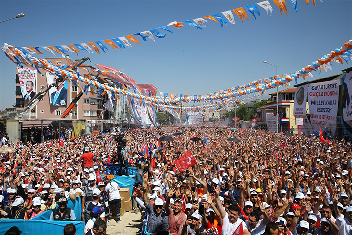 cumhurbaşkanı tayyip erdoğan ak parti denizli mitingi