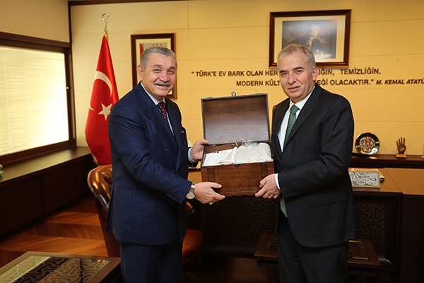 Öz Orman-İş Sendikası'ndan Başkan Osman Zolan'a Ziyaret