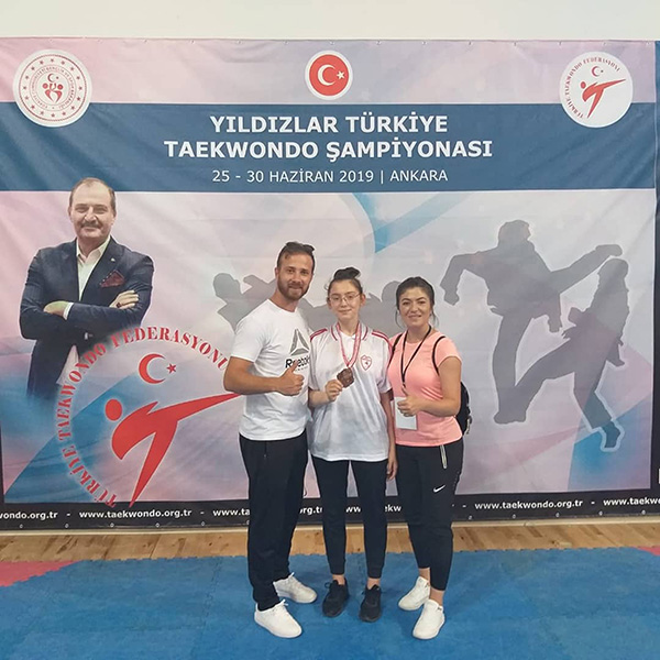 Büyükşehir Taekwondo Sporcusu Türkiye 3'üncüsü