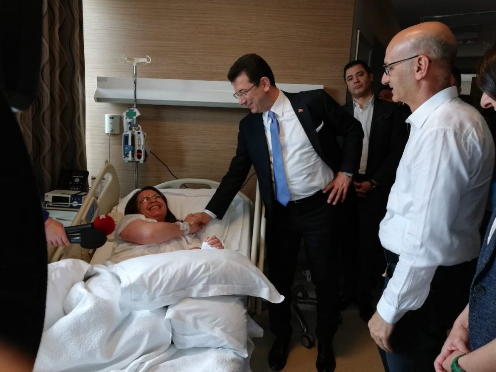 Başkan İmamoğlu, Yaralanan Denizli Milletvekiline Ziyarete Gitti