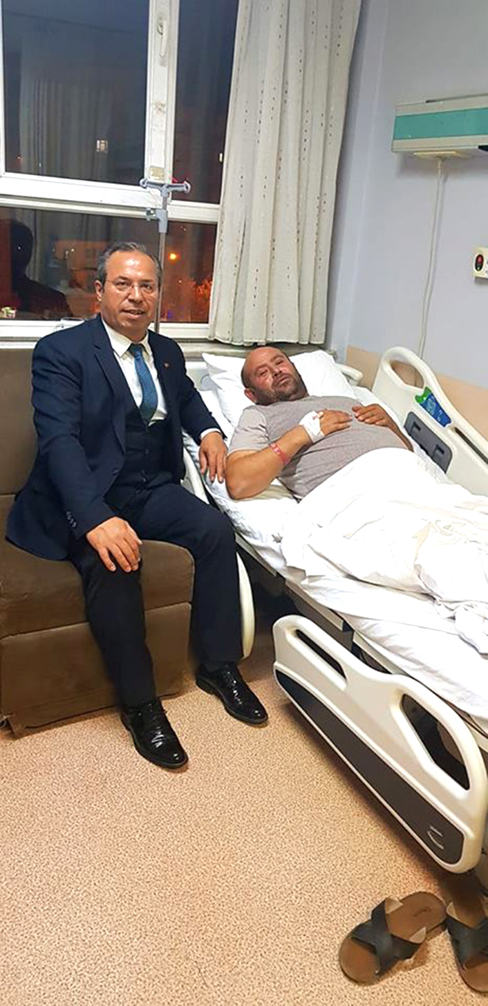 Başkan Mahmut Öztürk’ten Hasta Ziyareti 