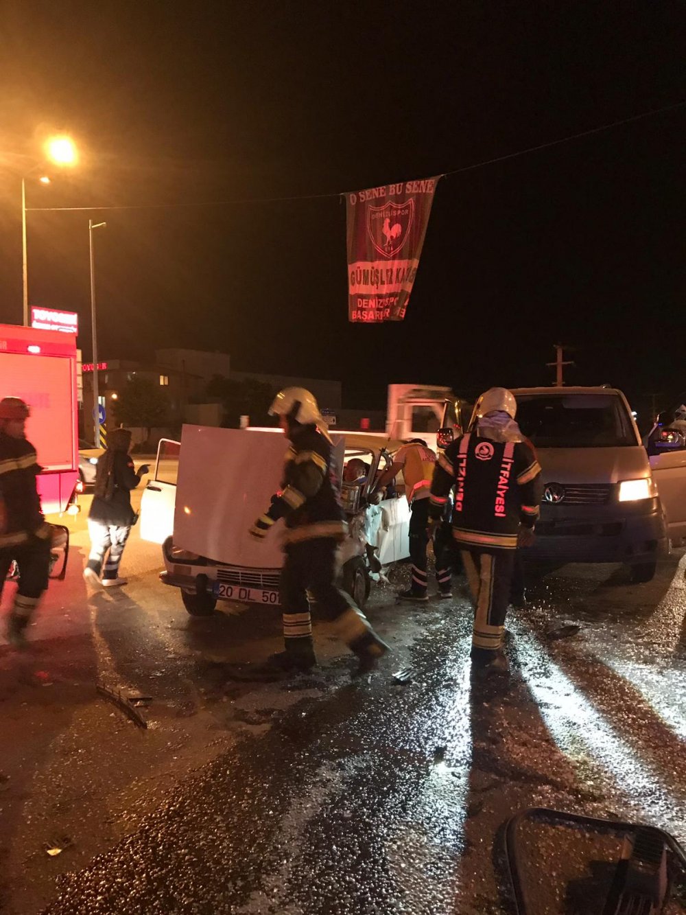 Denizli'de Kazada 1 Kişi Yaralandı