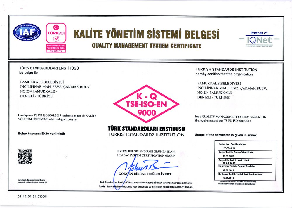 Pamukkale Belediyesi Kalitesini Bir Kez Daha Kanıtladı