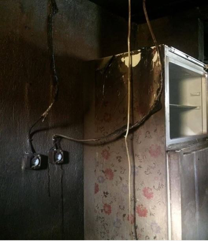2 Katlı Evde Elektrik Kontağından Yangın Çıktı